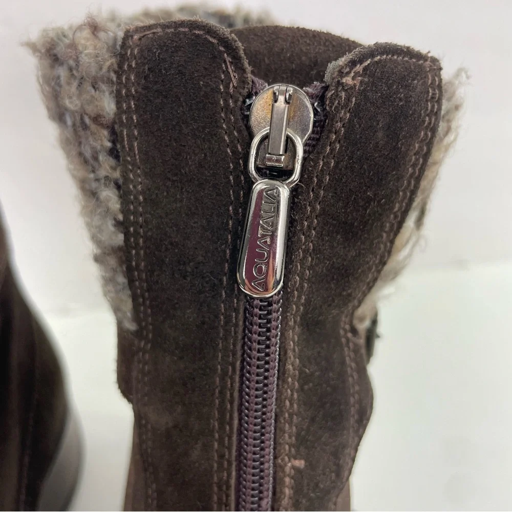 Aquatalia Brown Suede‎ Winter Boots